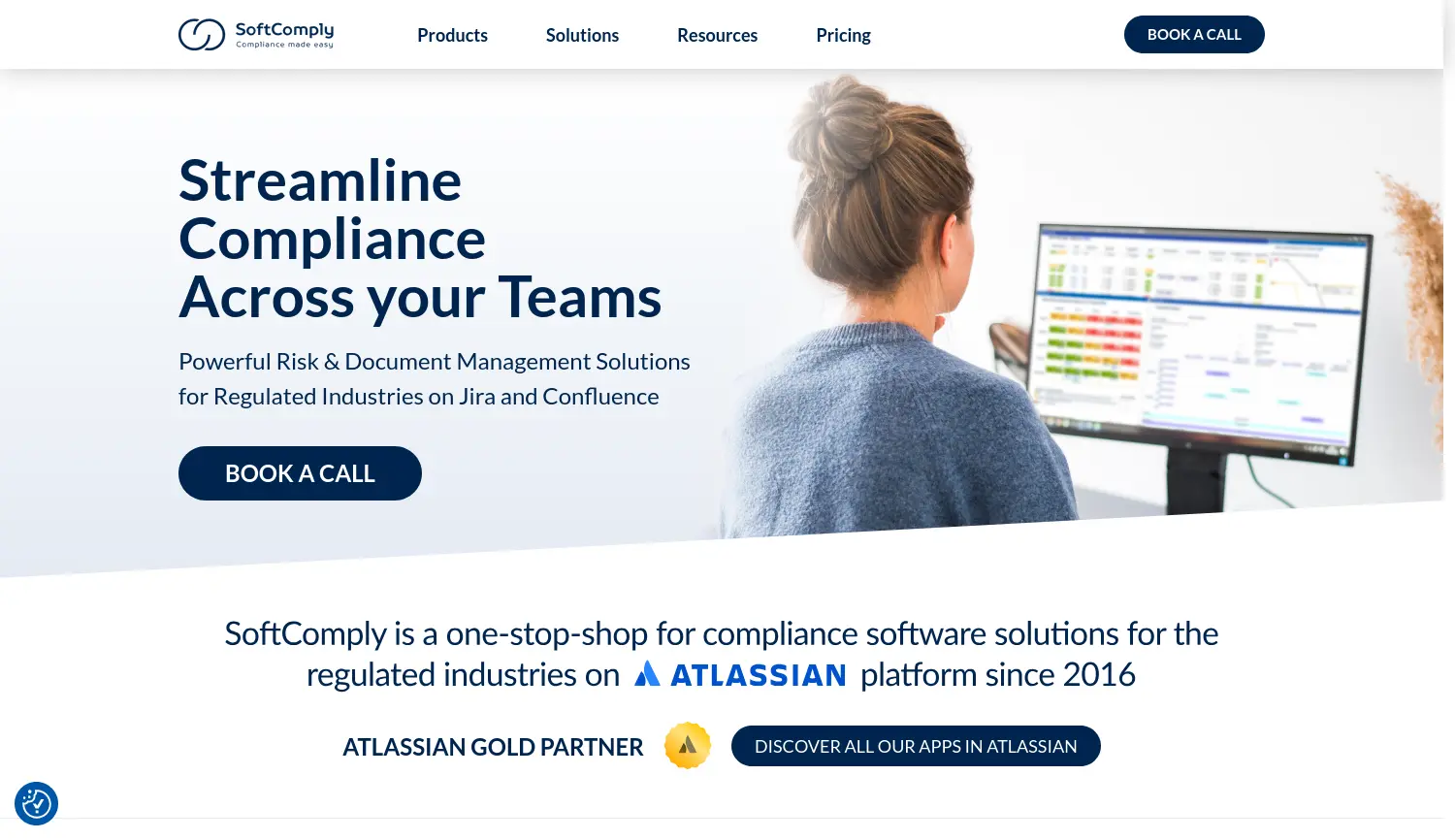 Website der Firma SoftComply OÜ