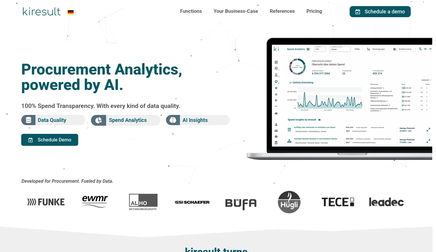 Website der Firma kiresult UG (haftungsbeschränkt)