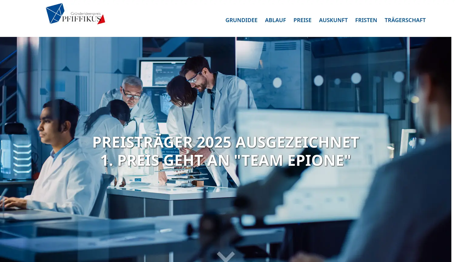 Website der Firma Bildungsstiftung Rhenania Freiburg im Stifterverband für die Deutsche Wissenschaft e.V.