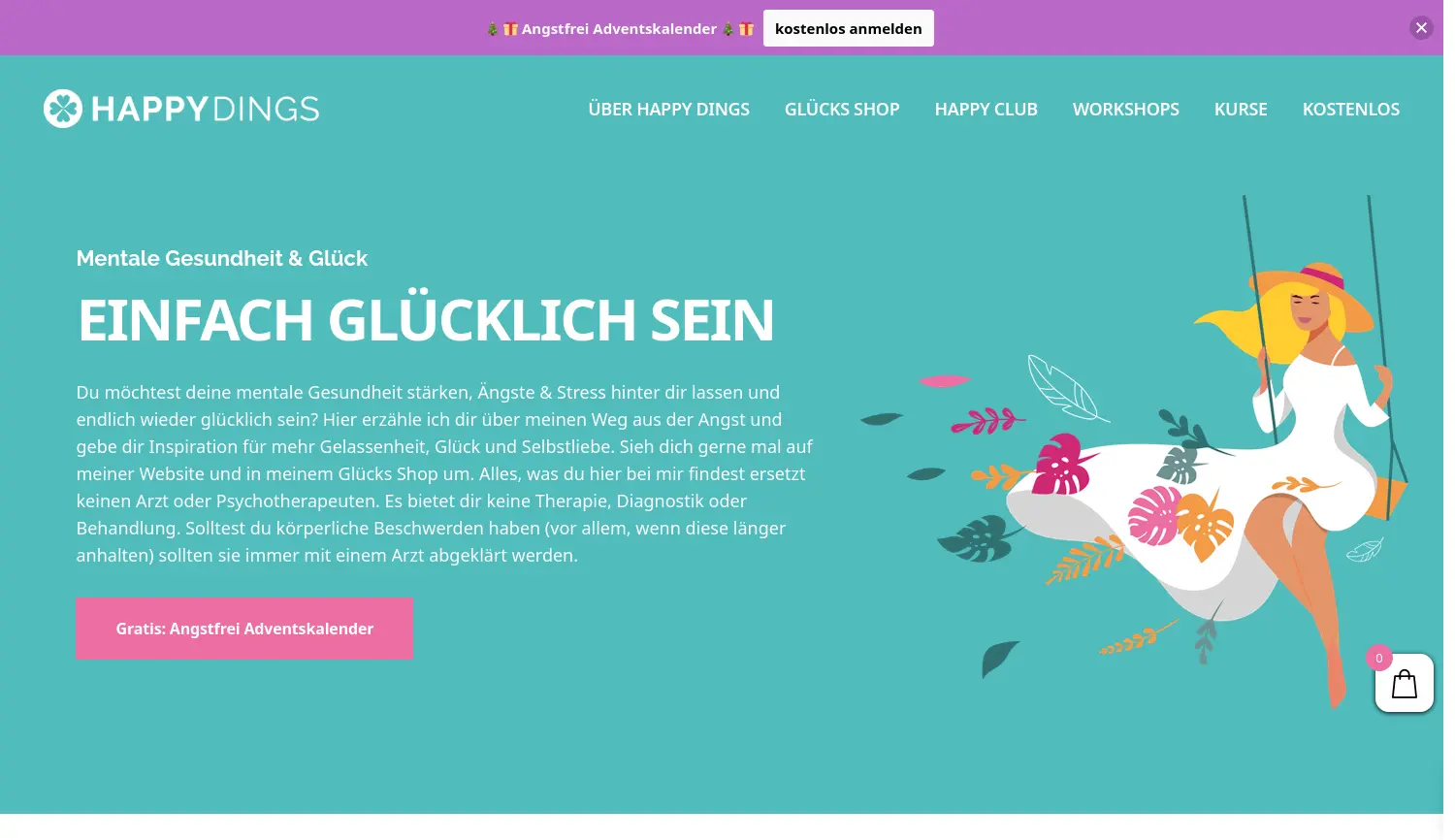 Website der Firma Christina Hillesheim