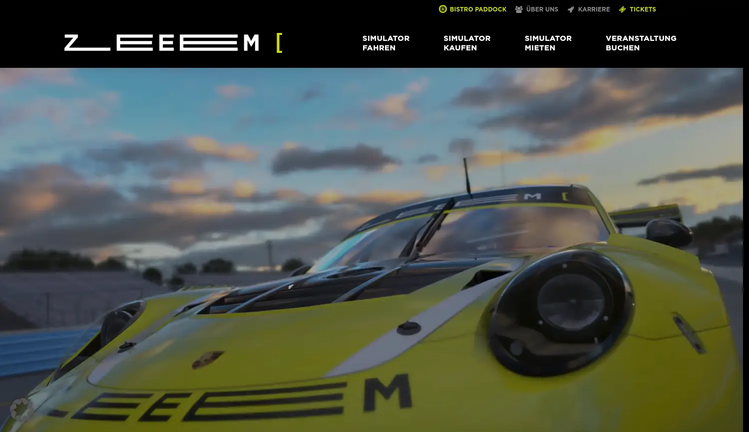 Website der Firma ZEEEM eSports GmbH