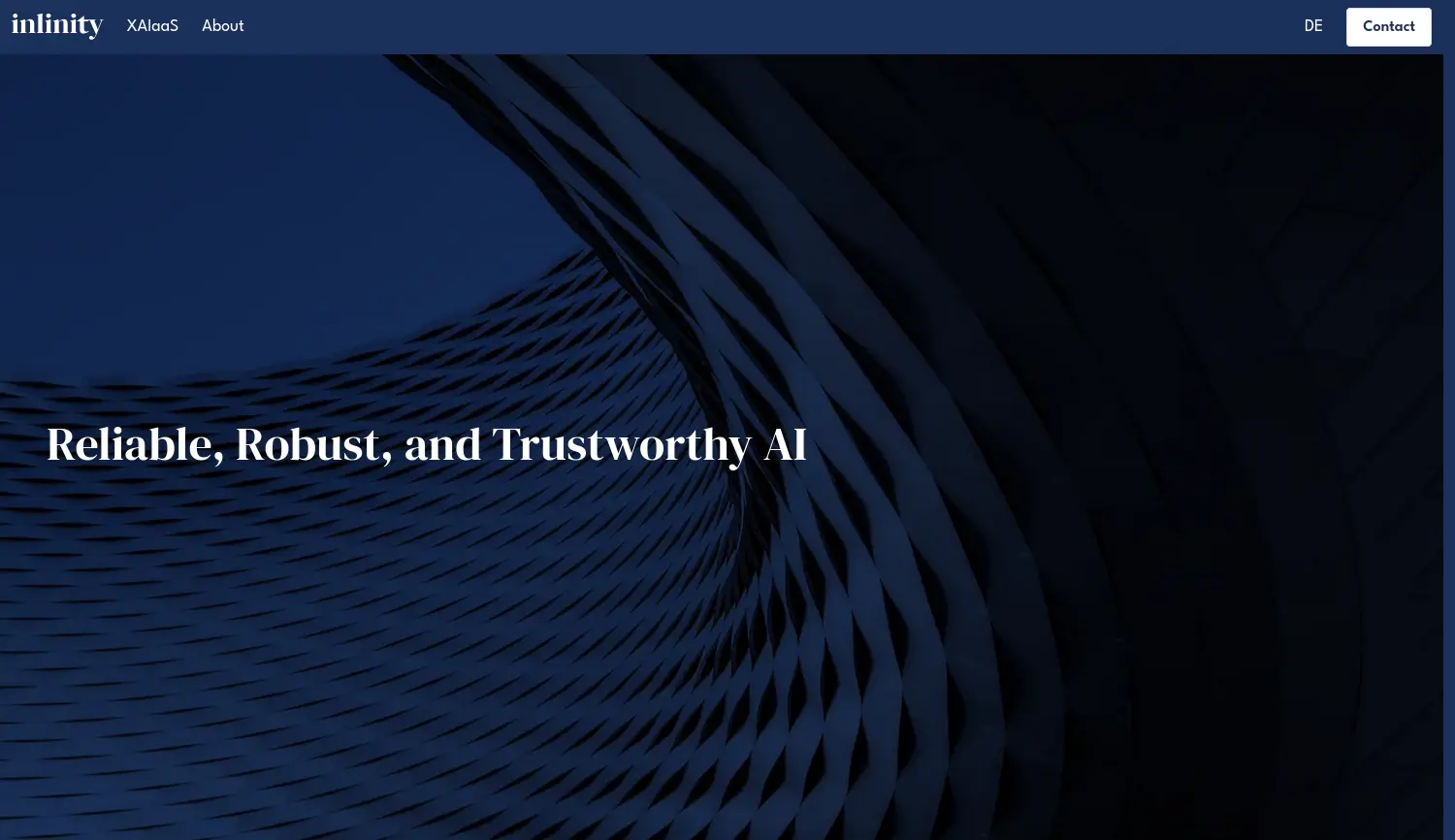 Website der Firma Inlinity Technologies GmbH