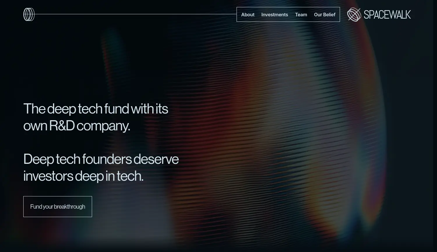 Website der Firma Spacewalk Management GmbH