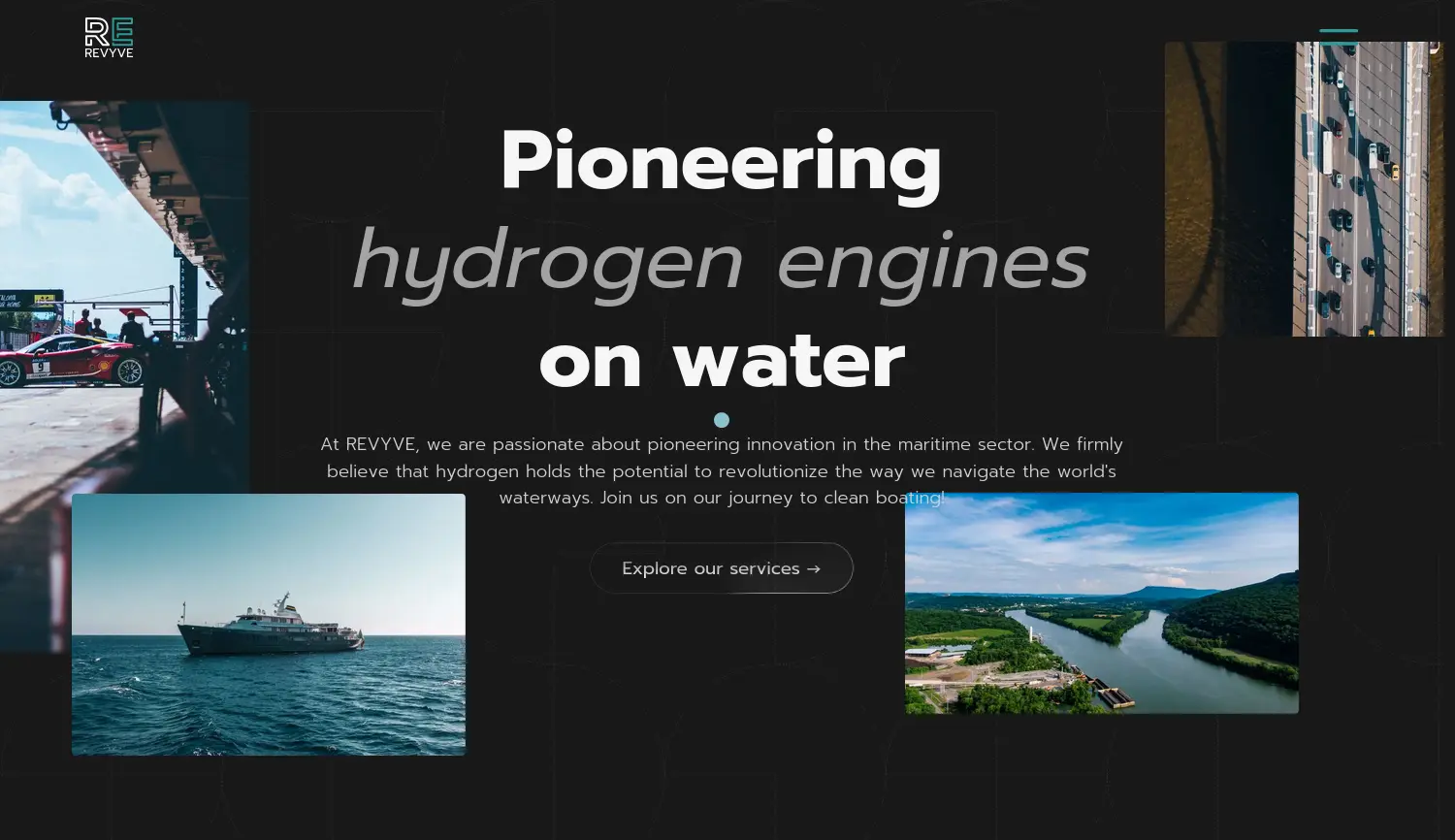 Website der Firma REVYVE Technologies GmbH