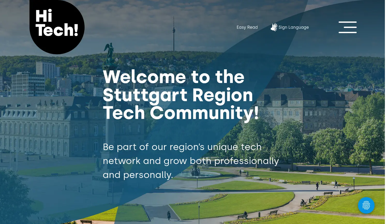 Website der Firma Stuttgart Region Economic Development Corporation