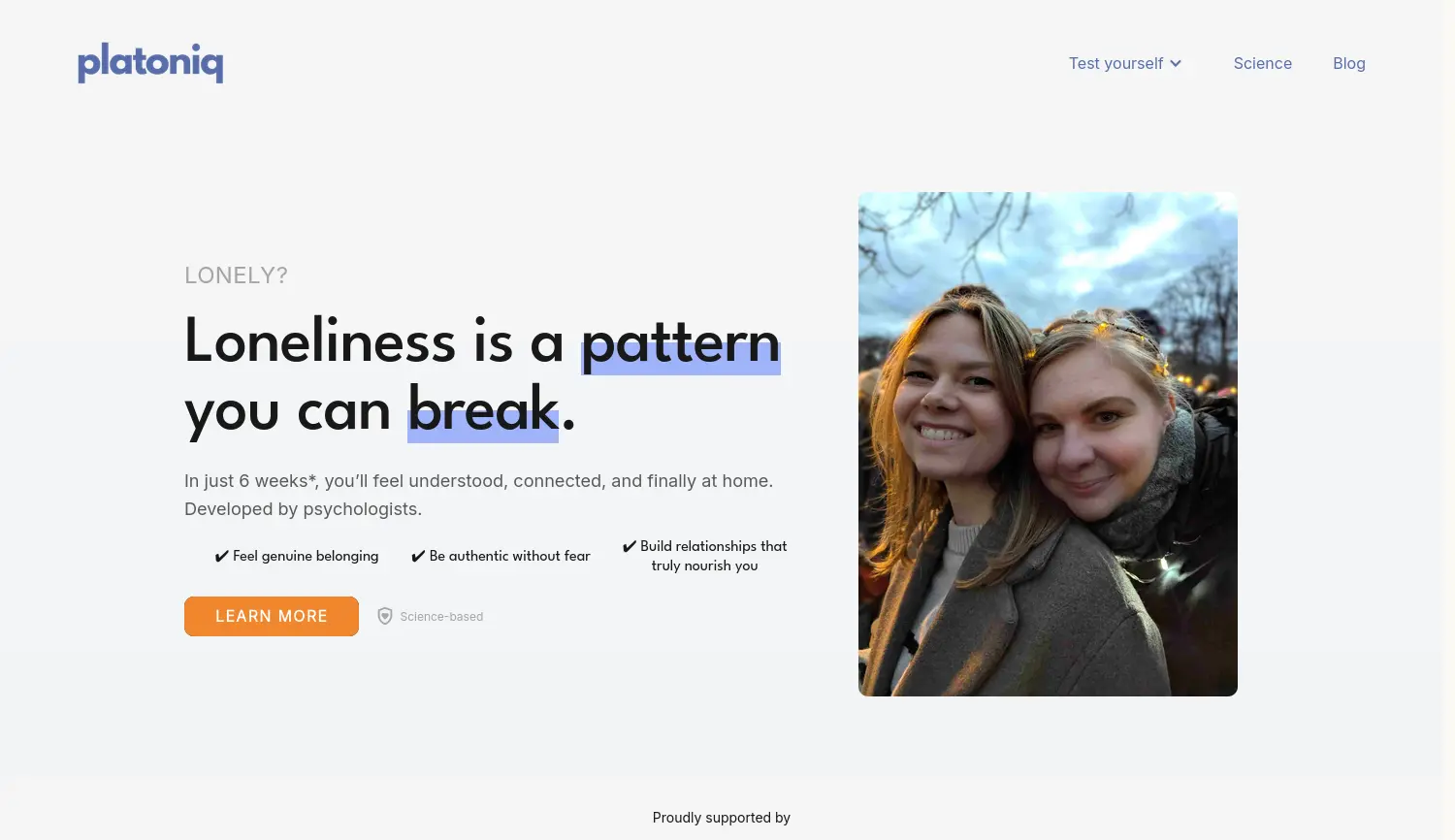 Website der Firma platoniq