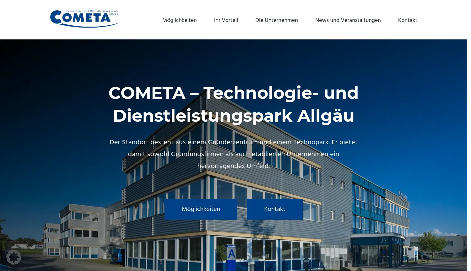 Website der Firma Dobler GmbH & Co. KG Bauunternehmung (Betreiber)