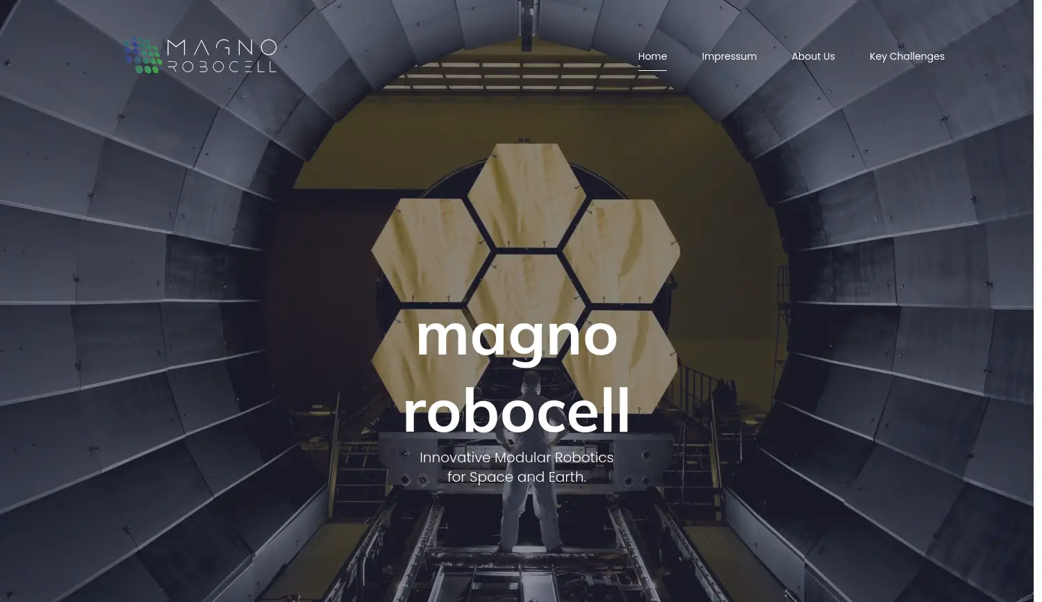 Website der Firma magnorobocell GmbH