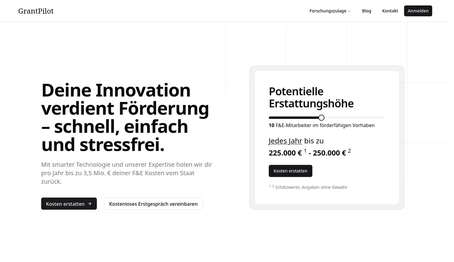 Website der Firma Deniz Schmidt & Affom Birhane