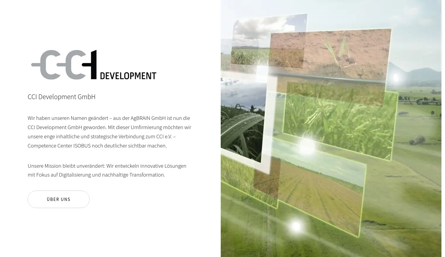 Website der Firma CCI Development GmbH
