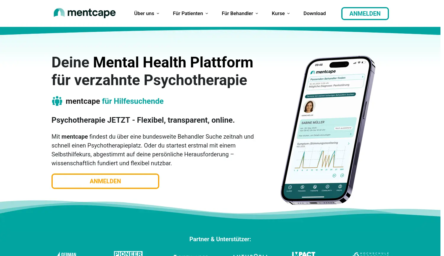 Website der Firma mentcape