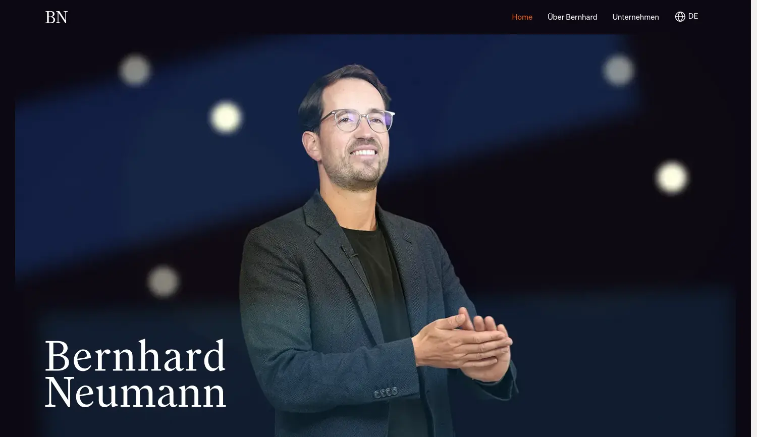 Website der Firma Bernhard Neumann