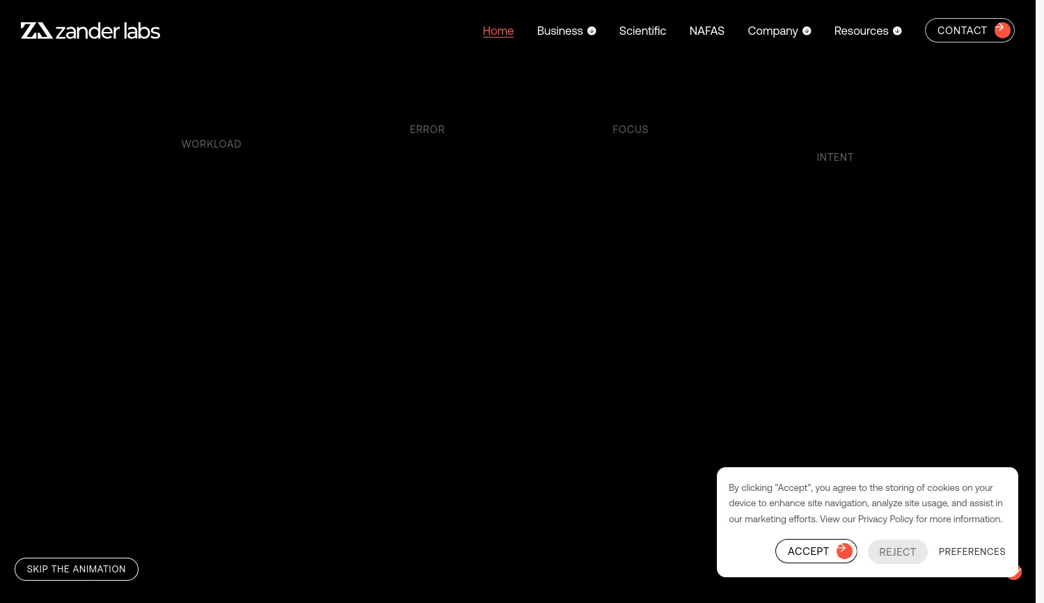 Website der Firma Zander Laboratories GmbH