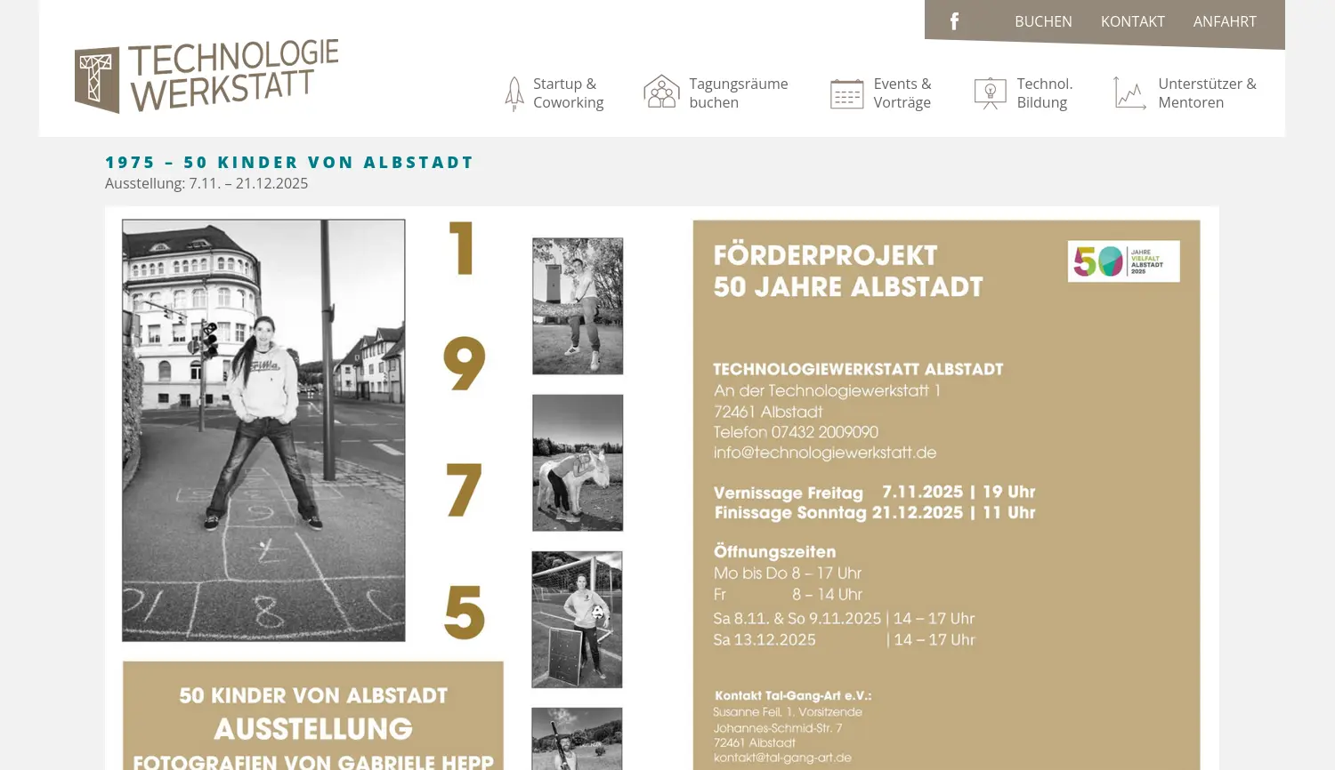 Website der Firma Stadt Albstadt (Betreiber)