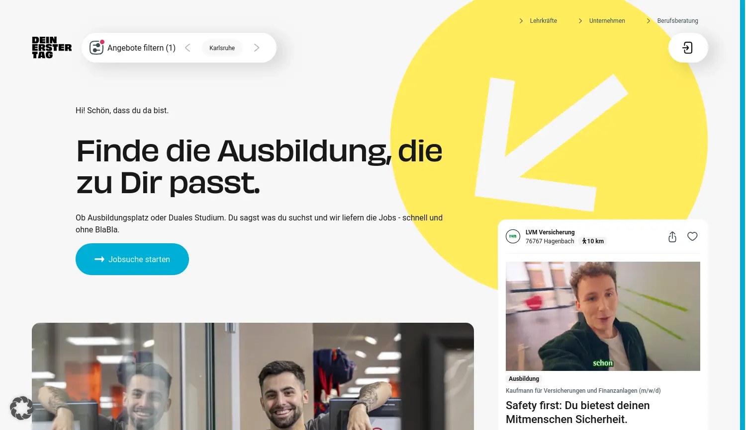 Website der Firma Studio2B GmbH