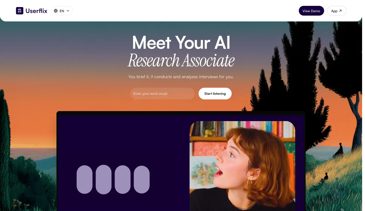 Website der Firma Userflix UG (haftungsbeschränkt)