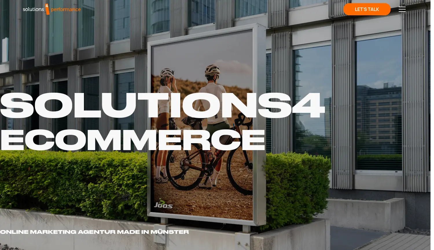 Website der Firma solutions4performance GmbH & Co. KG