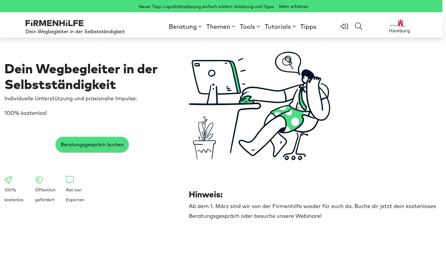 Website der Firma EVEREST GmbH