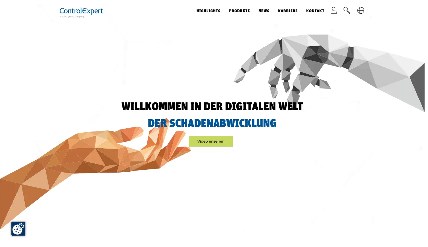 Website der Firma ControlExpert GmbH