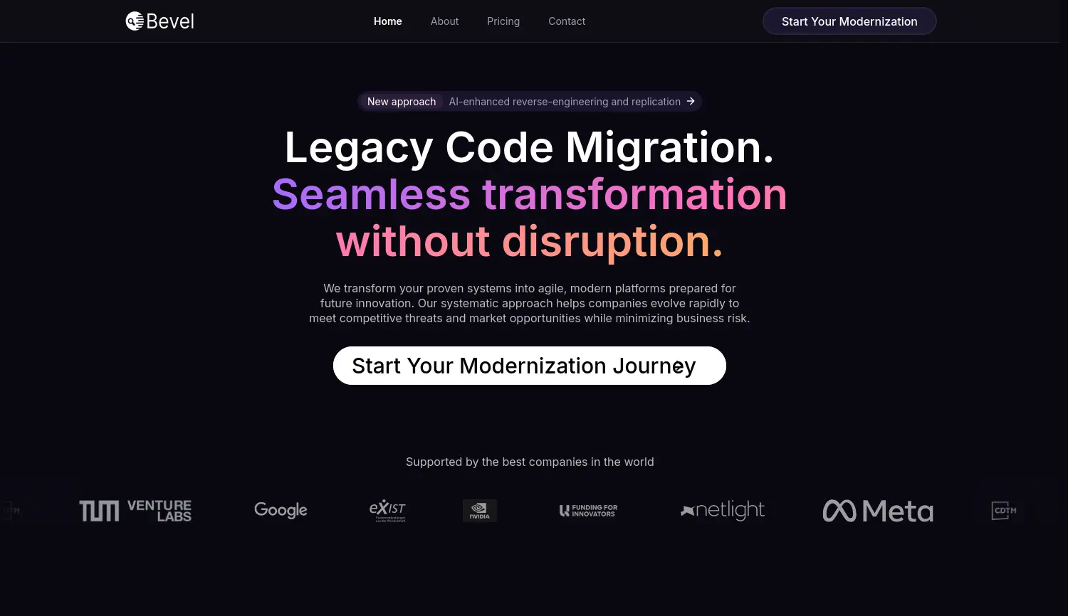 Website der Firma Forza UG