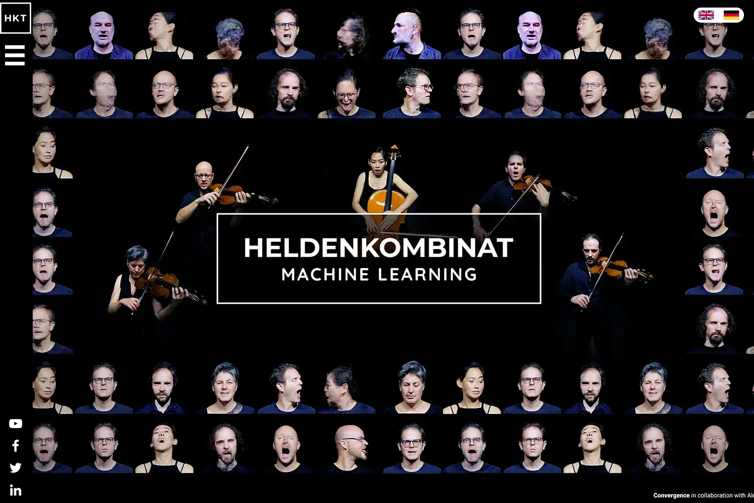 Website der Firma Heldenkombinat Technologies GmbH