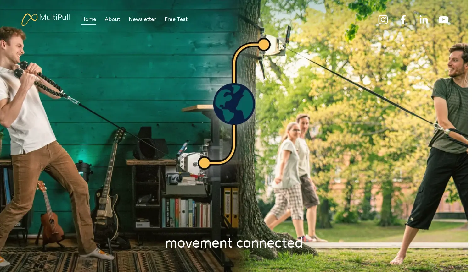 Website der Firma MultiPull GmbH