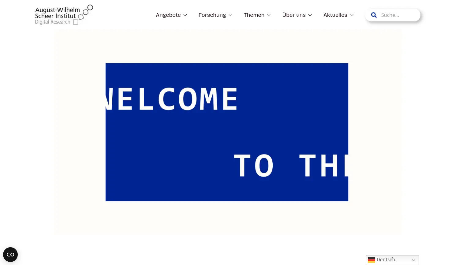 Website der Firma August-Wilhelm Scheer Institut für digitale Produkte und Prozesse gGmbH