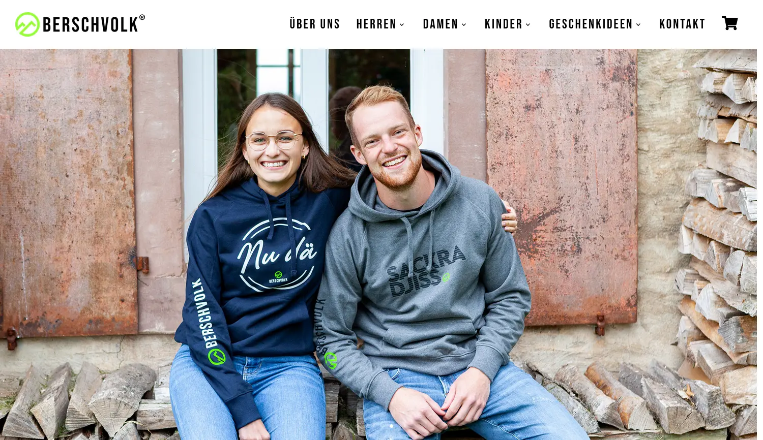 Website der Firma Berschvolk ®