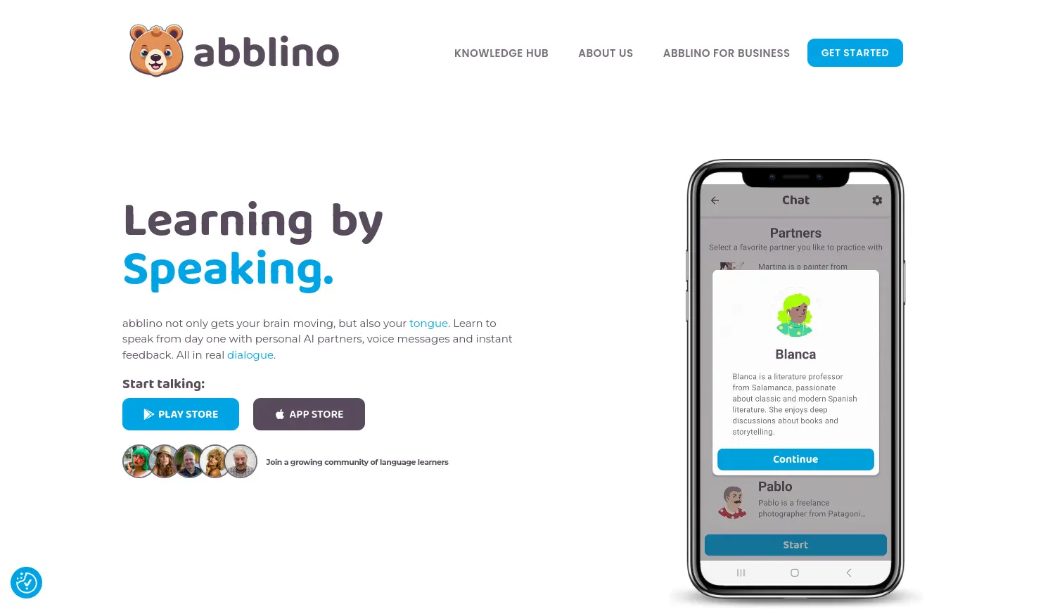 Website der Firma abblino