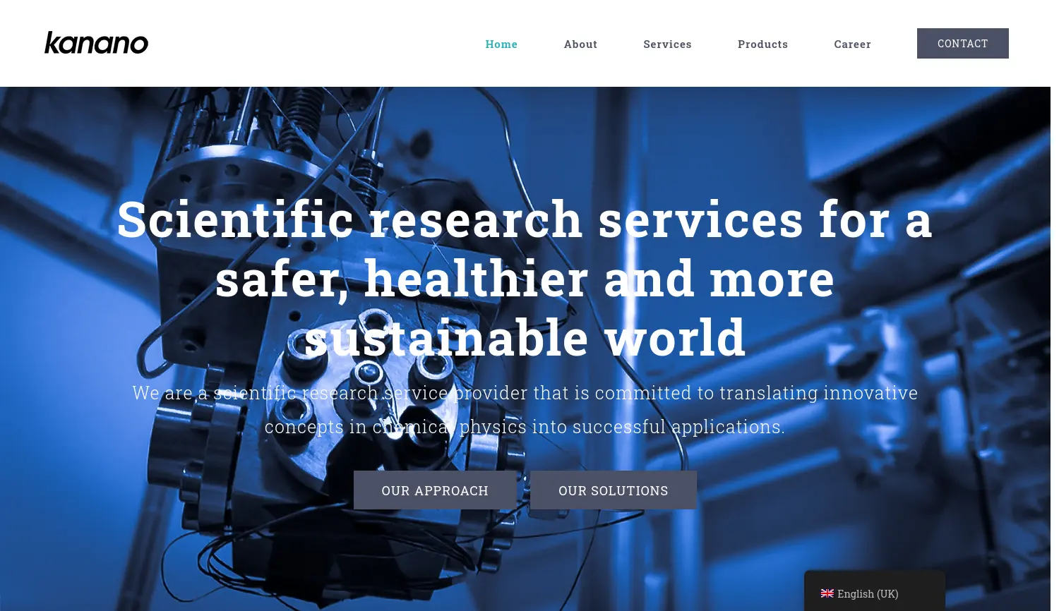 Website der Firma Kanano GmbH