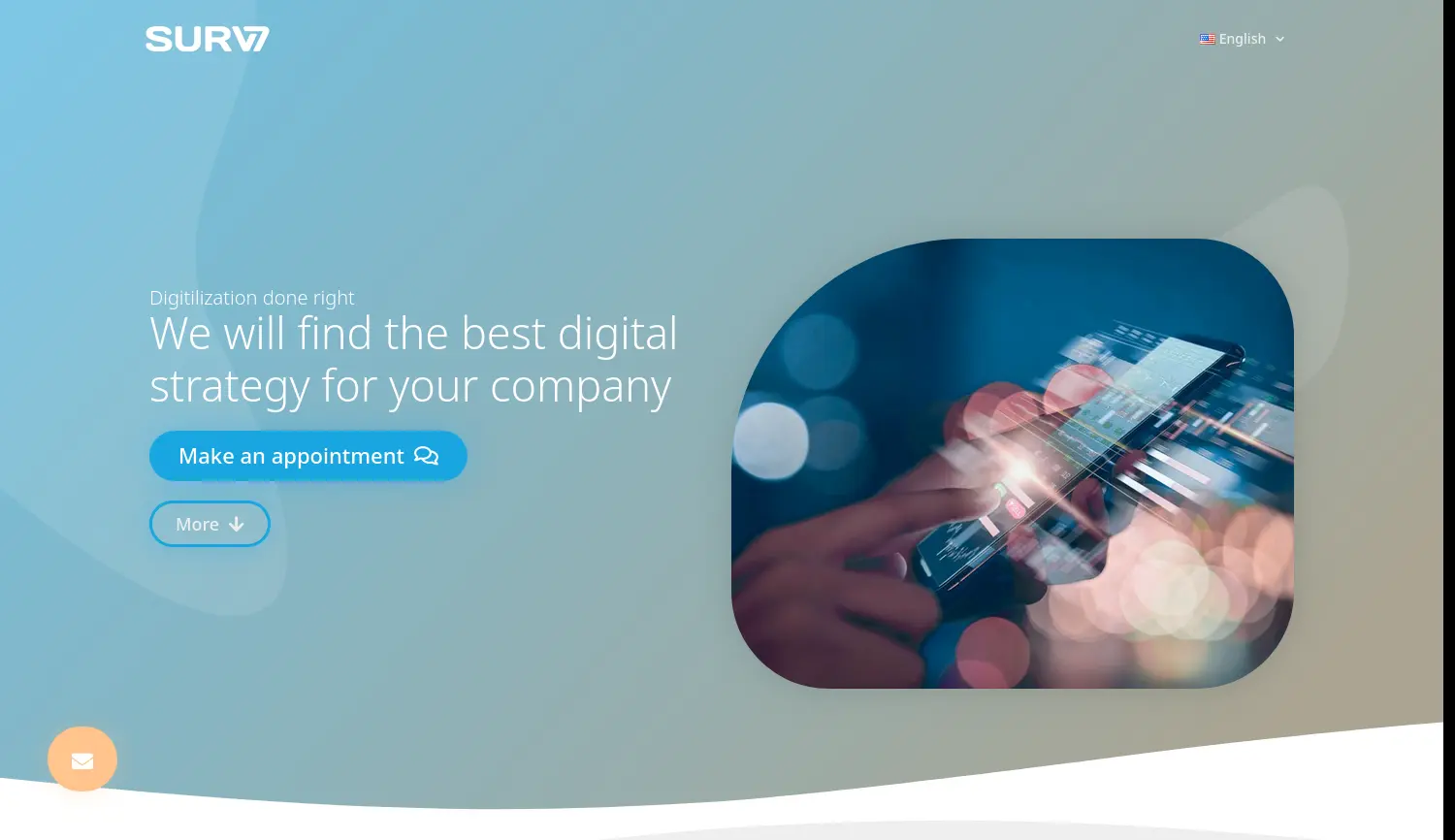 Website der Firma Surv7 UG