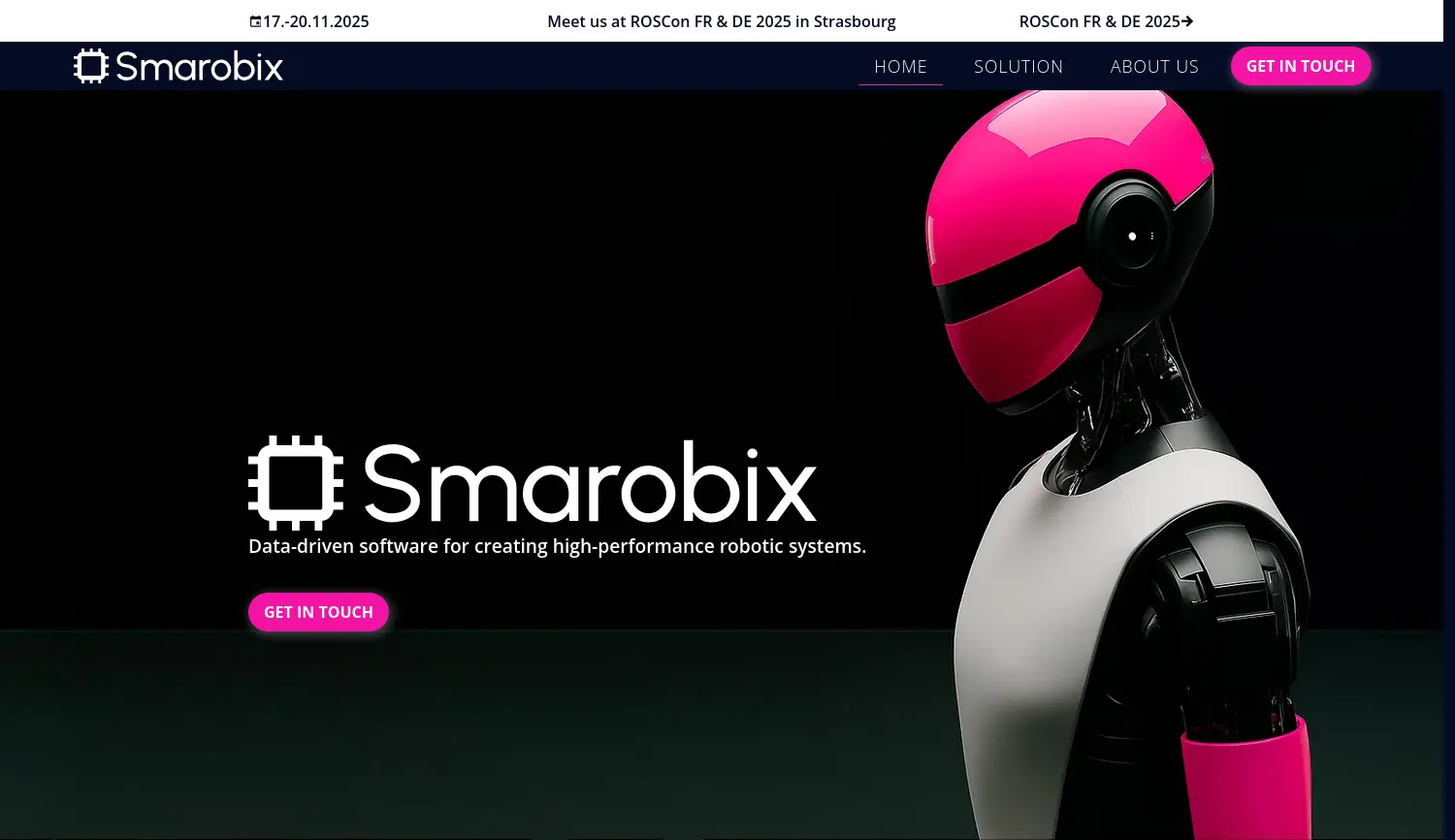 Website der Firma Smarobix