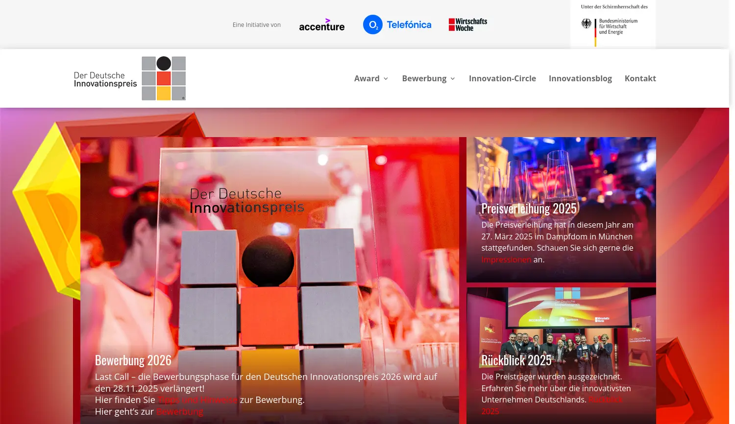 Website der Firma Handelsblatt GmbH