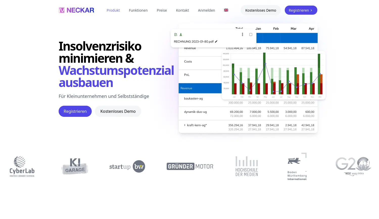 Website der Firma SUPREMATIC Technology Arts GmbH