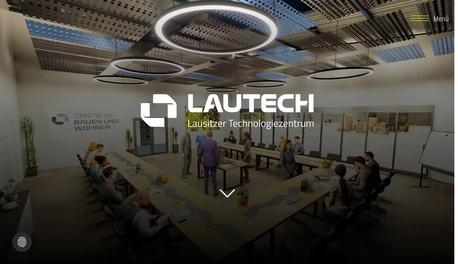 Website der Firma Lausitzer Technologiezentrum GmbH