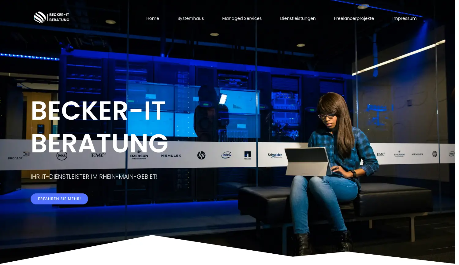 Website der Firma Becker-IT Beratung e.K.