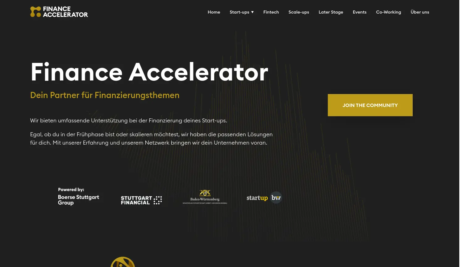 Website der Firma Stuttgart Financial Vereinigung Baden-Württembergische Wertpapierbörse e.V.