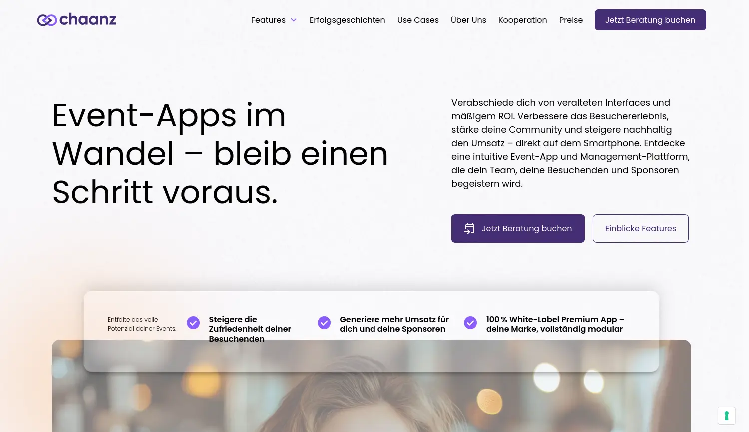 Website der Firma chaanz UG (haftungsbeschränkt)