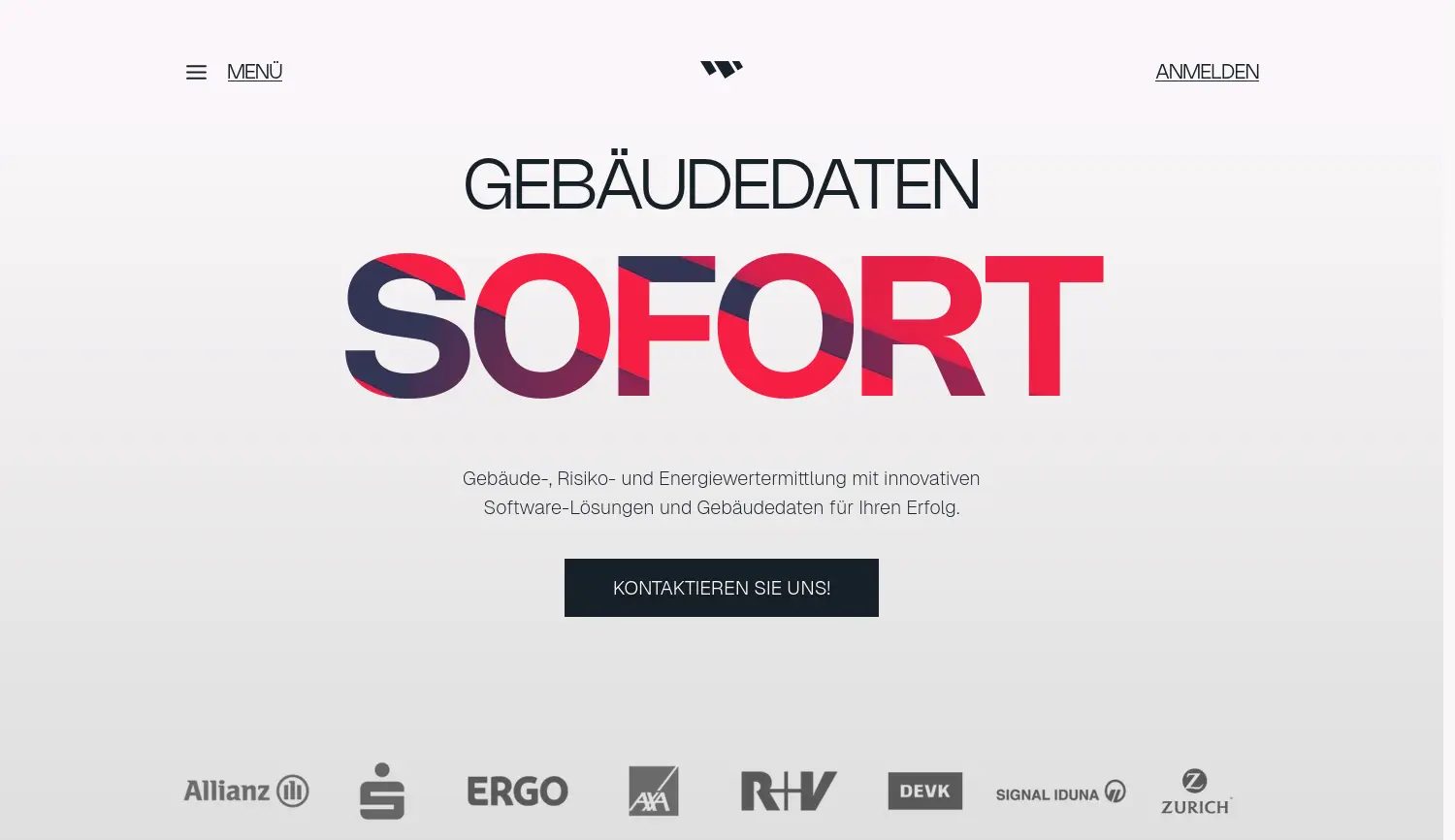 Website der Firma SkenData GmbH