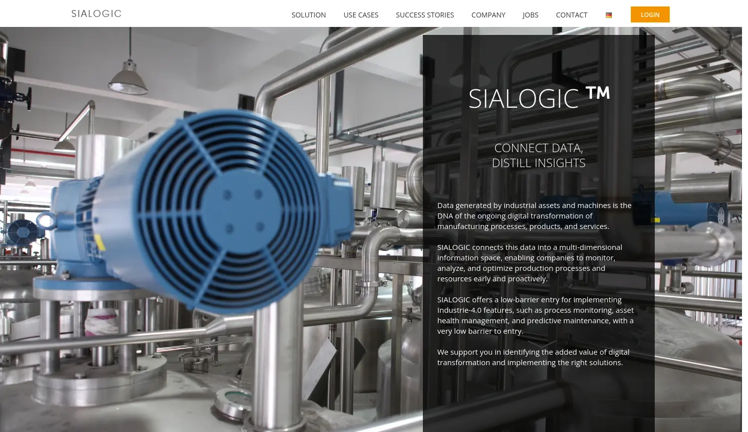 Website der Firma 3D Content Logistics GmbH