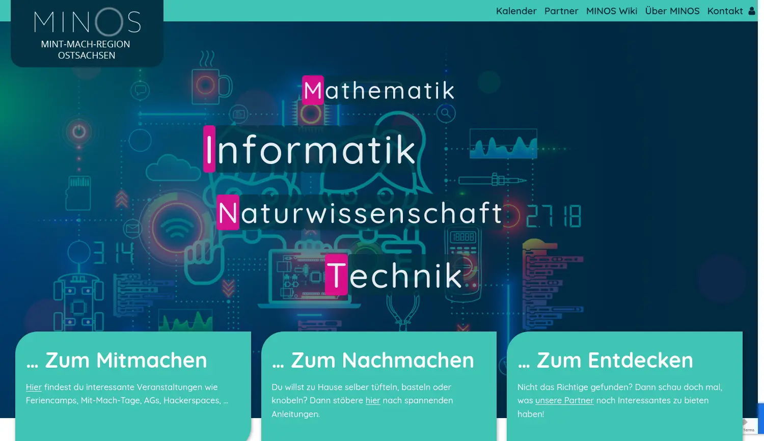 Website der Firma Technologie- und Gründerzentrum Bautzen GmbH (Clusterkoordinator)