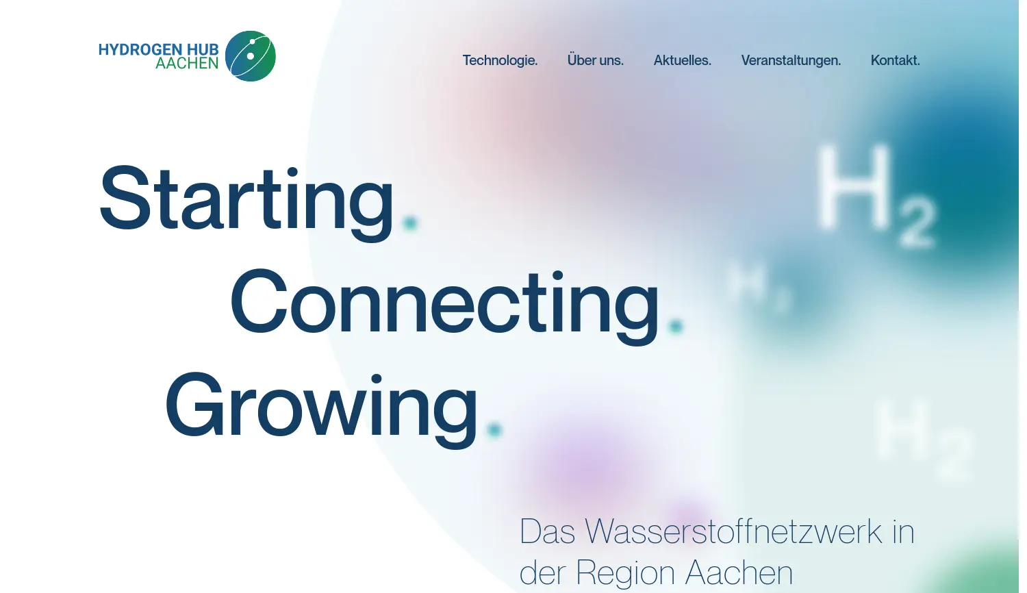 Website der Firma Industrie- und Handelskammer Aachen