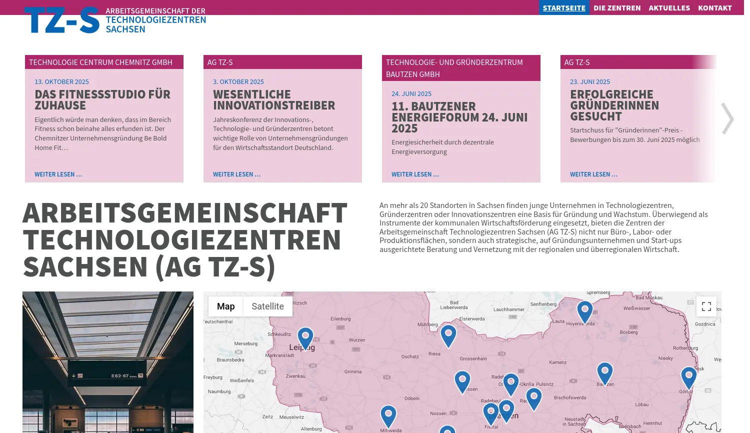 Website der Firma LGH Leipziger Gewerbehof GmbH & Co. KG (als Betreiber der Website)