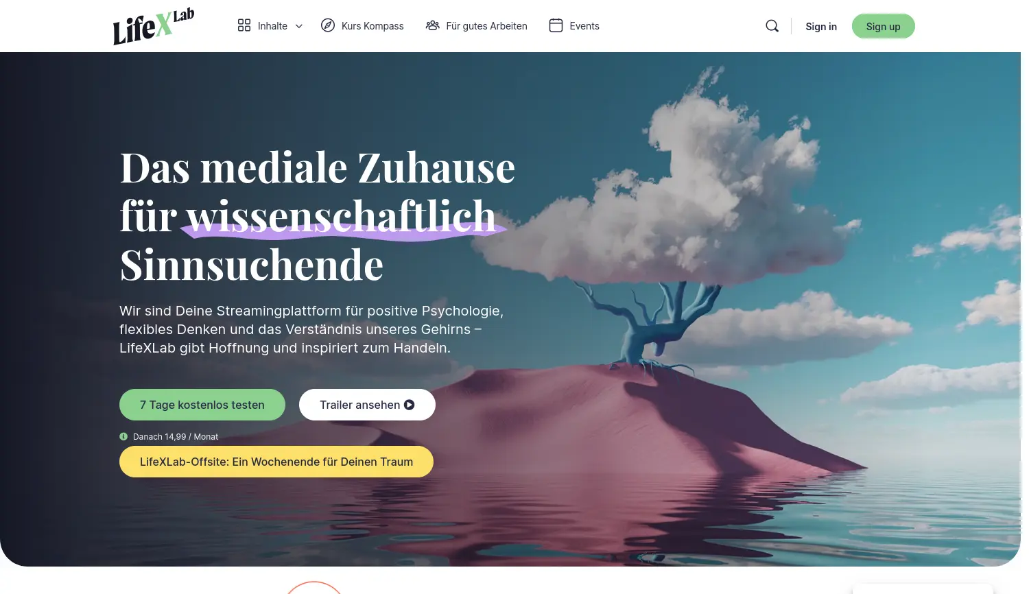 Website der Firma Haferkater GmbH
