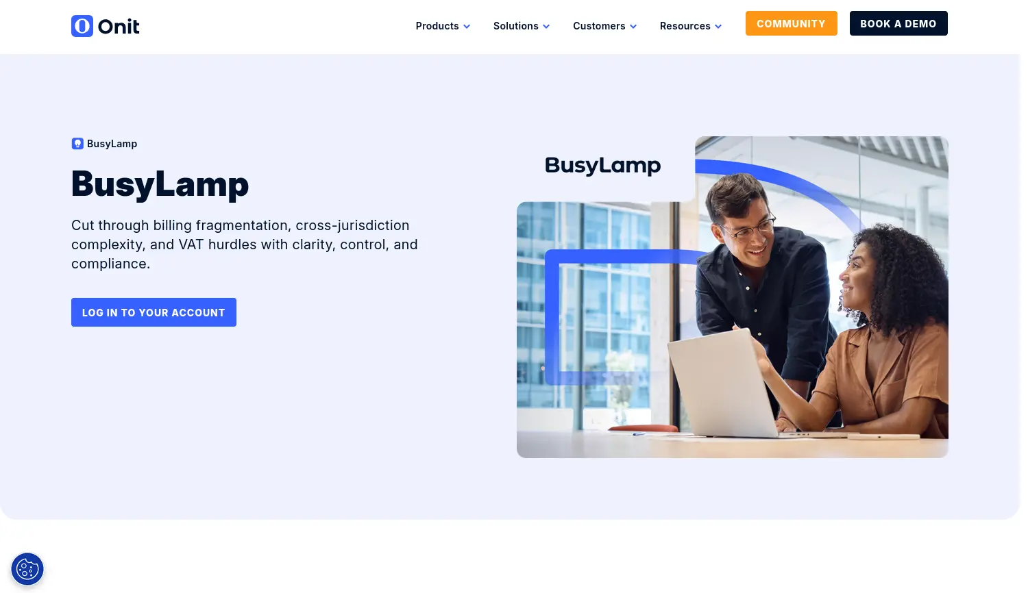 Website der Firma BusyLamp GmbH