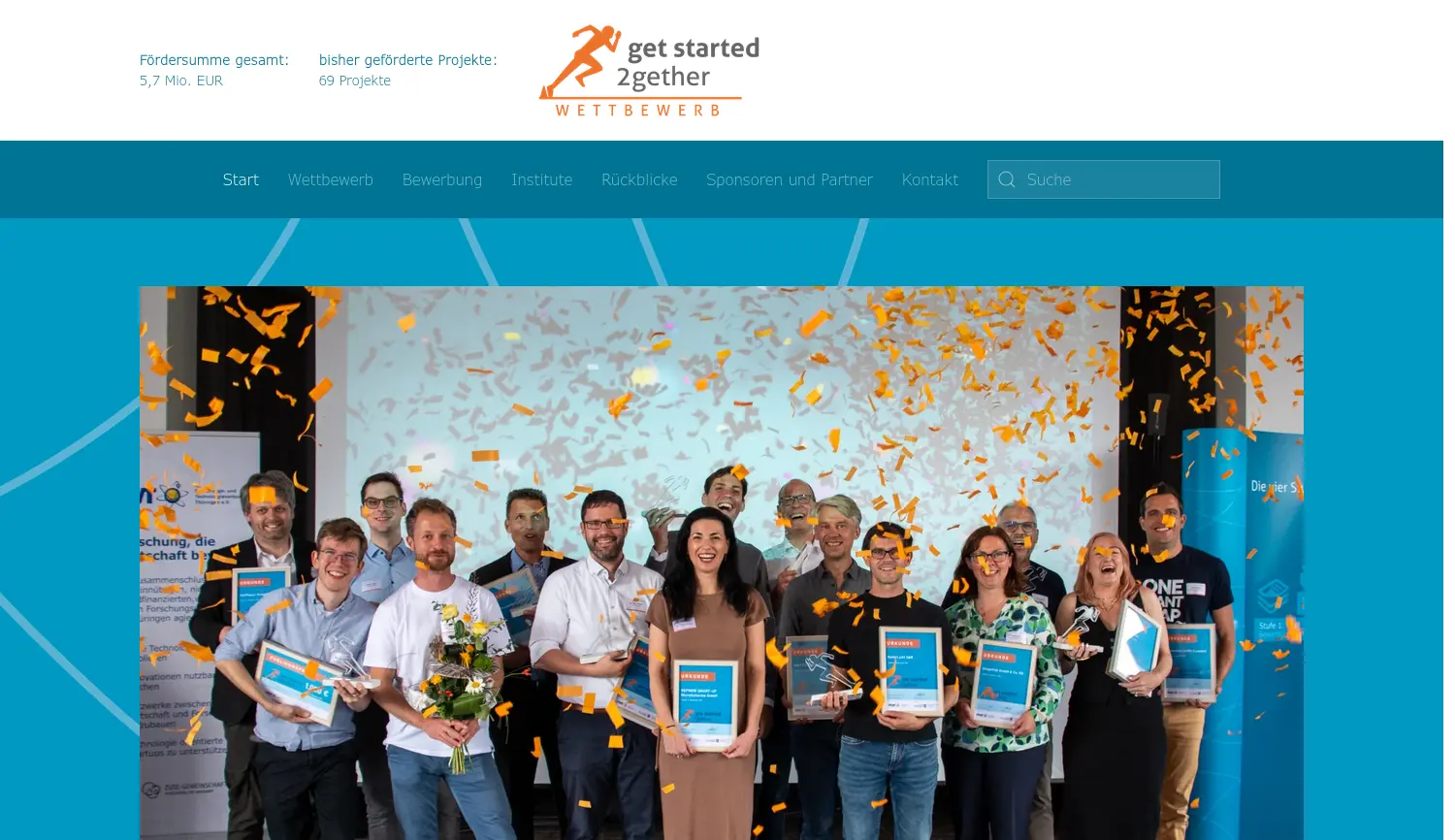 Website der Firma Forschungs- und Technologieverbund Thüringen e.V. Landesvertretung Deutsche Industrieforschungsgemeinschaft Konrad Zuse e.V.