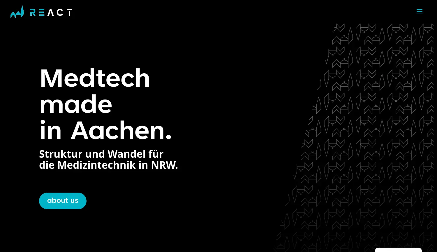 Website der Firma Meotec GmbH