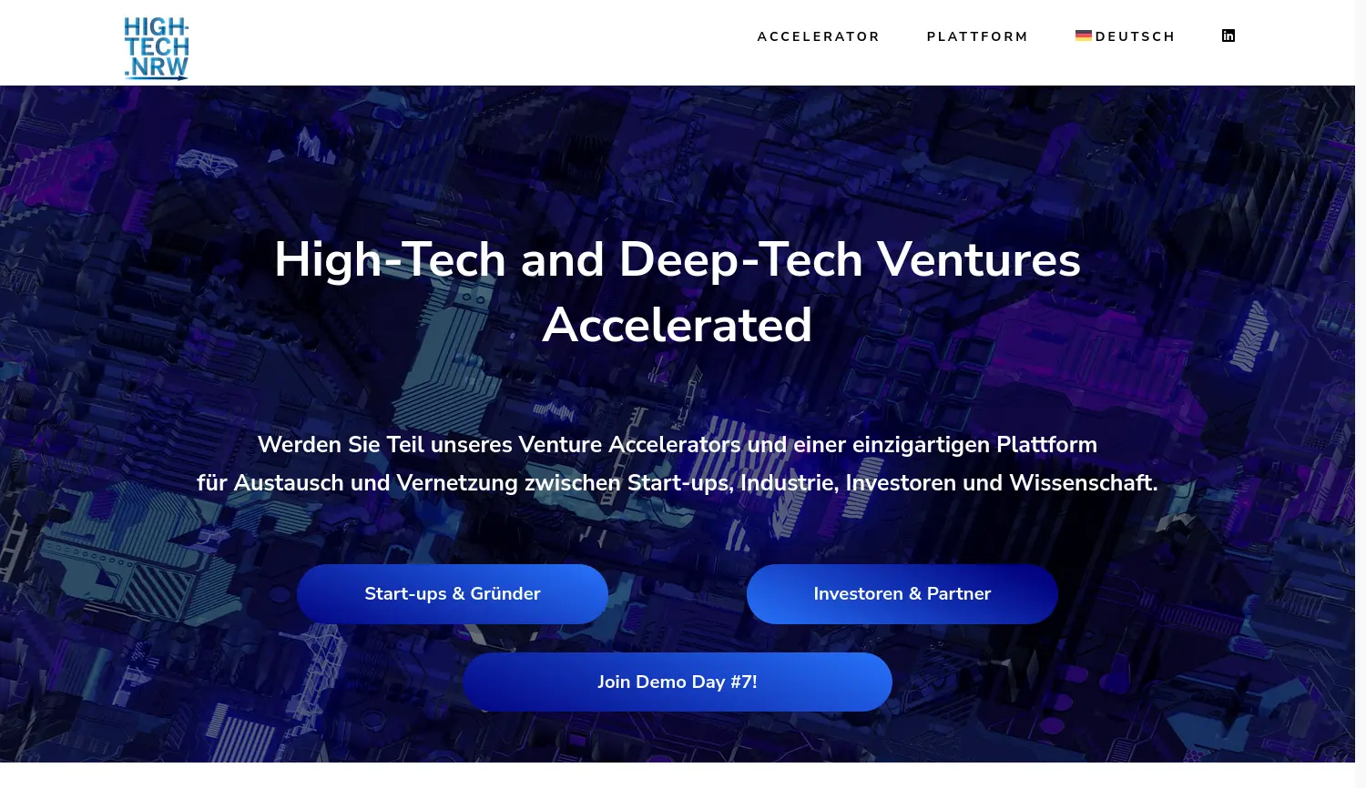 Website der Firma NMWP Management GmbH