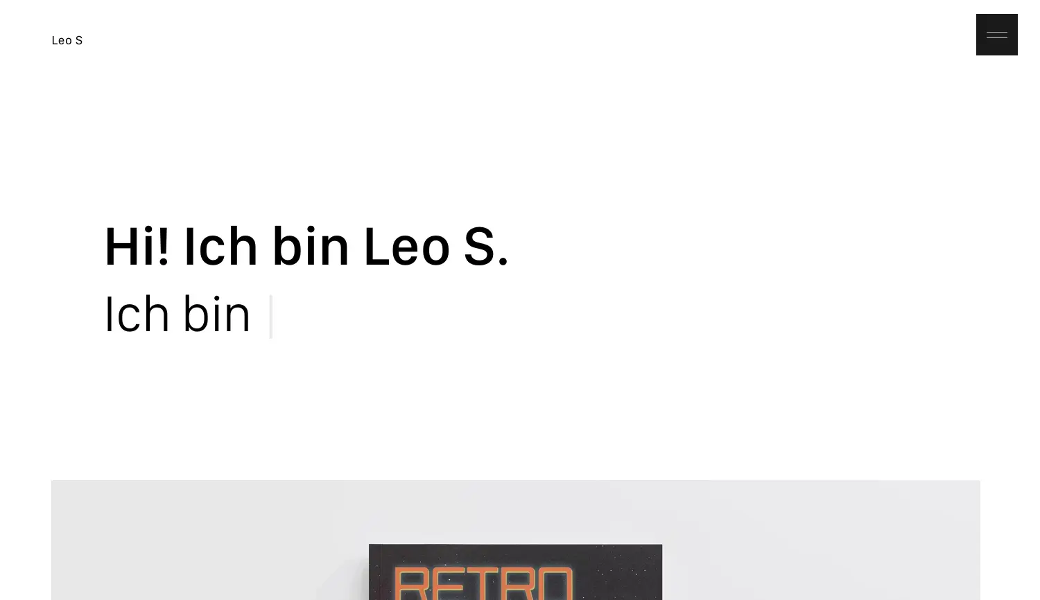 Website der Firma Leonard Max Gabriel Scheidel