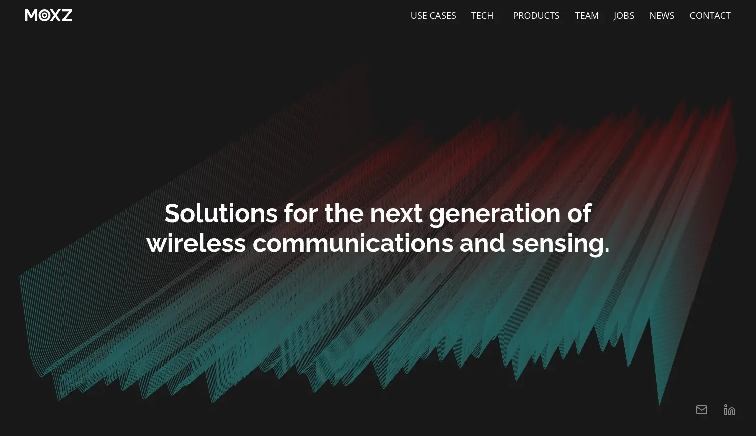 Website der Firma MOXZ GmbH